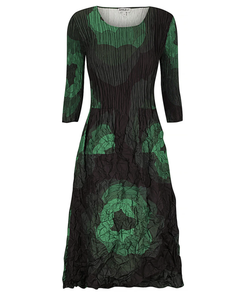 Forest Rose Smash Pocket Dress